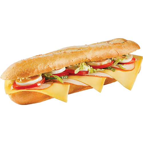 Baguette gezond kipfilet en kaas