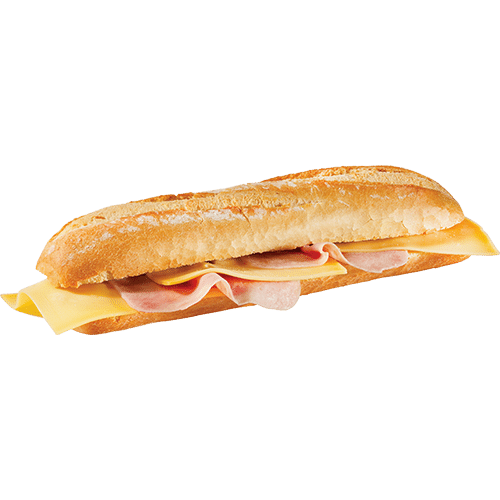 Baguette ham en kaas