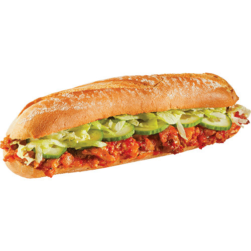 Baguette pittige kip combi deal