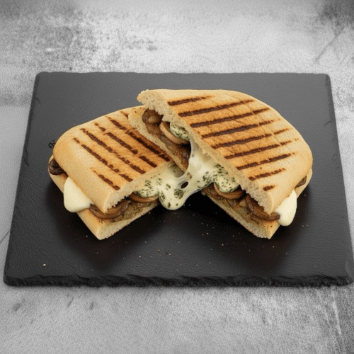 Panini gebakken champignon