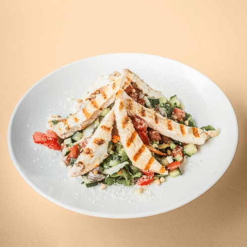 Salade met gegrilde kip
