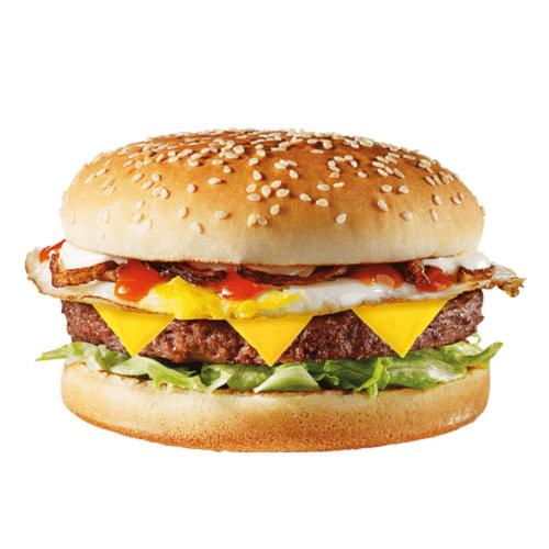 Eggsplosion burger