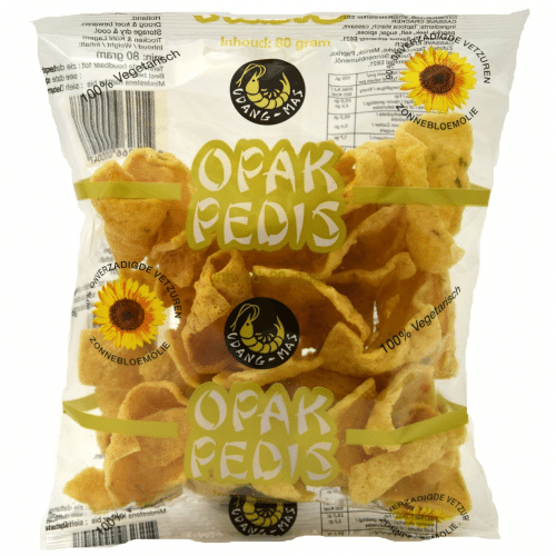 Kerupuk opak pedas
