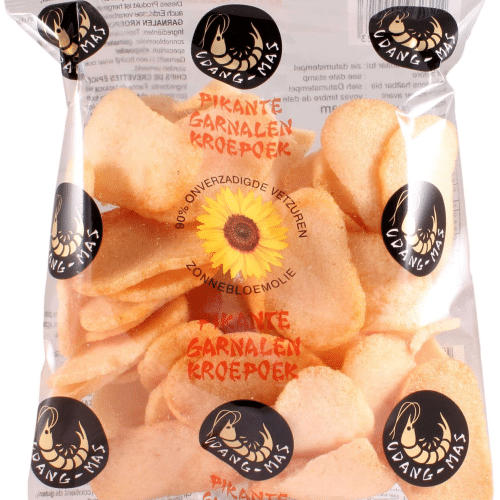Kerupuk udang borrel pedis